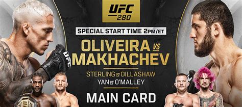 ufc 280 betting odds